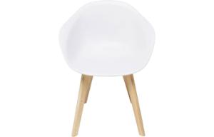 Стол с подлакътници Forum Scandi Object White