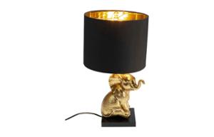 Настолна лампа Animal Sitting Elephant Gold