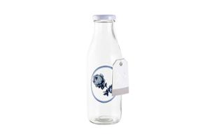 Стъклена бутилка за мляко VINTAGE INDIGO