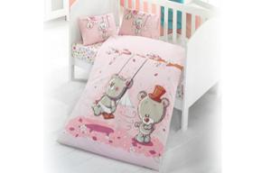 Бебешки спален комплект PINK DREAM  4 части
