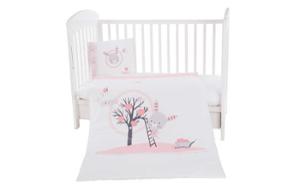 Бебешки спален комплект Pink Bunny 3 части