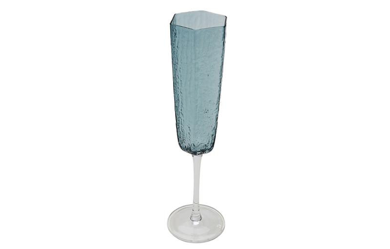Чаша за шампанско Cascata Blue